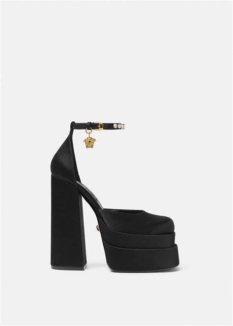 versace escarpin plateforme|Chaussures Compensées de Luxe Femme .